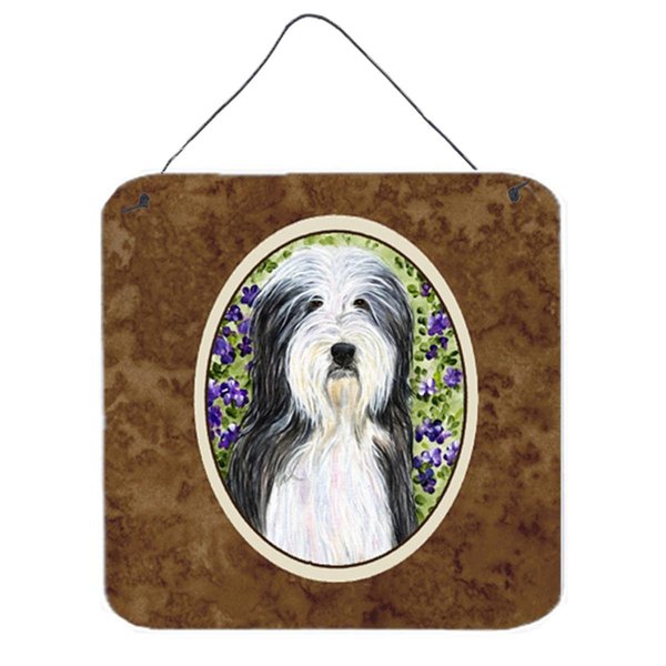 Micasa Bearded Collie Aluminium Metal Wall Or Door Hanging Prints MI236444